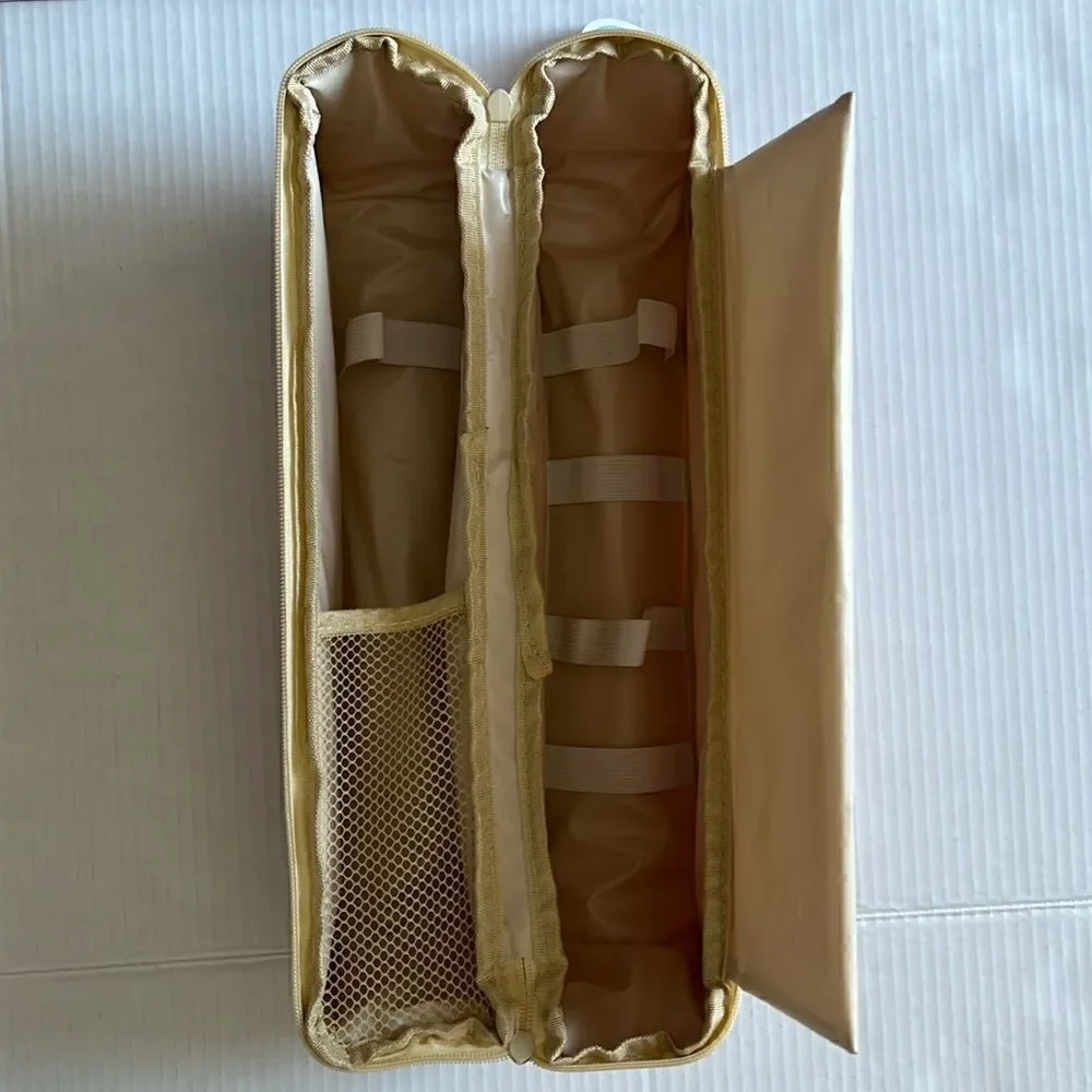 Wine cooler in Peach zipper bag